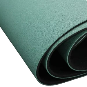 Customized Fitness 4.5 mm Yoga Mat Non Slip Natural Pu Rubber Black Premium Yoga Mat