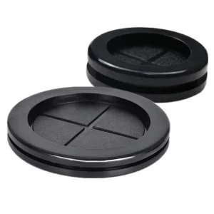 Customized Flame Retardant Silicone Wire Sleeve Dustproof Ring Protective Rubber Grommet Black 20-90 ShoreA