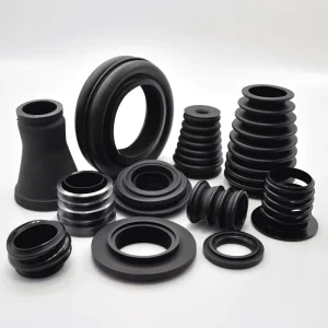 Customized Heat Resistant Flexible Rubber Bellows Protection Rubber Bellow Dust Cover
