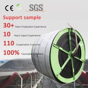 Customized Industrial Anti static Non slip Flat EP1500 5 Rubber 3 4 5 6 Ply Nylon Conveyor Belt for Stone Crusher