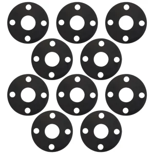 Customized Industrial PTFE Seals Flange Rubber Gasket EPDM FKM HNBR CR Silicone PU Material Flat Rubber Sealing Ring Gasket