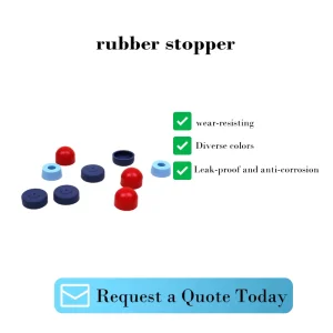 Customized Industrial Wear resistant Rubber Stoppers for Silicone Products T shaped Silicone Stoppers