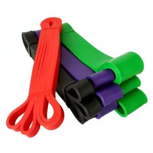 Customized Logo Colors Heavy Duty Durable Lightweight Multifunctional Gym Fitness TPE Heavy Resistance Pull Power Assist Band