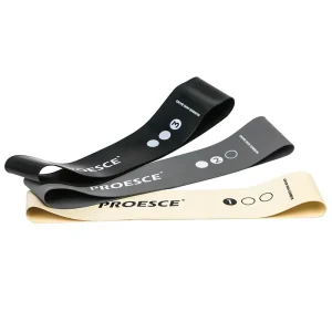 Customized Logo Latex or Rubber Hip Resistance Bands Set