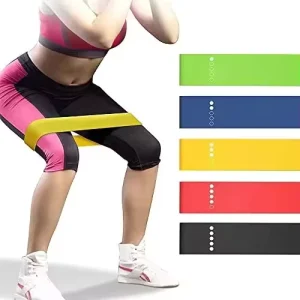 Customized Logo Mini Loop Resistance Exercise Bands Set Fitness Latex Yoga Stretch Band for Pull ups