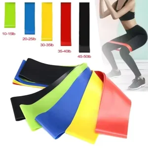 Customized Logo Mini Loop Resistance Exercise Bands Set Fitness Latex Yoga Stretch Band for Pull ups