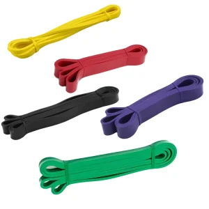 Customized Logo Stretching Power Lift Natural Latex Exercise Elastic Heavy Duty Rubber Resistance Bands for Gym and Yoga