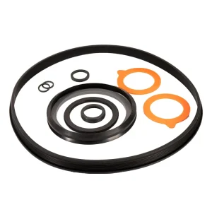 Customized Non-Standard Rubber Sealing Rings Silicone Pads FKM Fluorine Rubber Gasket Mold Processing Service Black Orange 30-90