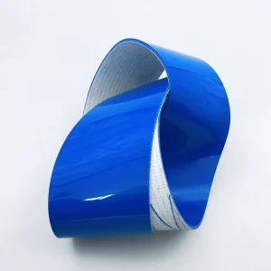 Customized OEM PVC Wear resistant Anti skid Blue Flat Conveyor Belt Factory Direct Supply Logistics Assembly Line Dedicated