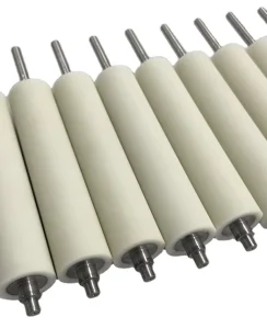 Customized PU Coated Rubber Rollers for Printing Applications Cutting Service Wear Resistant ISO9001 Certified
