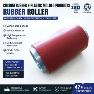 Customized PU Rubber Wheel Roller Polyurethane Roller Silicone Rubber Roller Polyurethane Parts