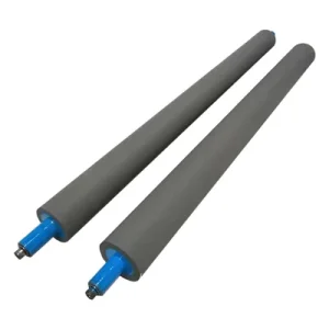 Customized PU and Polyurethane-Coated Stainless Steel Roller with Silica Gel Rubber