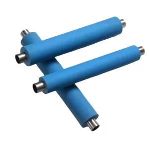 Customized Polyurethane Unpowered Rubber Roller PU Rubber Wheel Silicone Rubber Coated Roller Coating Roller Conveyor Wheel