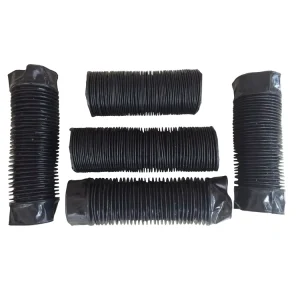 Customized Round Flexible Rubber Sheath Corrugated Rubber Sleeve Silicone Bellows
