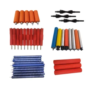 Customized Rubber Drum Polyurethane Beef Tendon Rubber Roller Rubber Wheel Silicone Non Powered Roller Support Roller