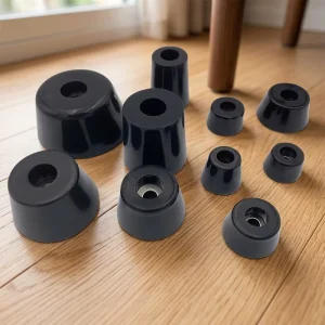 Customized Rubber Foot Pad Shock Absorber with Adjustable Rubber Feet