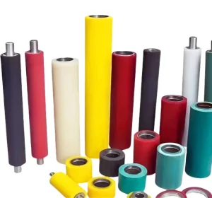 Customized Rubber Roller PU Rubber Silicone Rubber Rollers Polyurethane Wear resistant High temperature Resistant