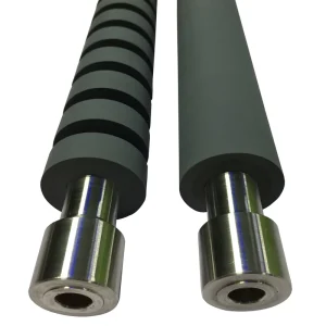 Customized Santoprene-Coated Industrial Rubber Roller, EPDM, Cutting and Moulding Processing Service, Shore 555