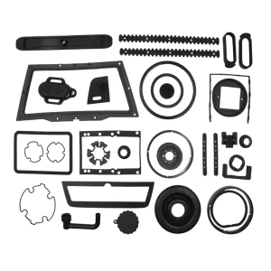 Customized Silicone Rubber Gaskets Seal Flat Shape EPDM NBR FKM Materials Cut Size for All Industries Mold Processing