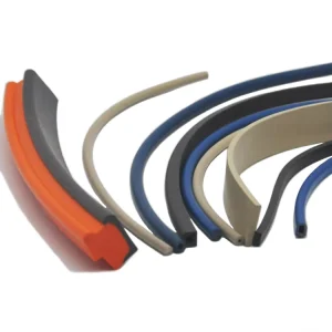 Customized Silver Aluminium Conductive Silicone Rubber Strip Extruded EMI Shielding Sealing Conductive Elastomer Strip