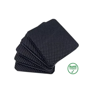 Customized Size Wear resistant Anti Slip Self Adhesive 3 M Adhesive Silicone Rubber Pad Silicone Rubber Feet Pads 1mm