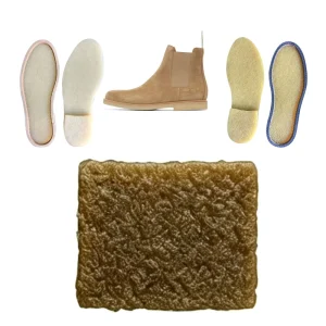 Customized Size and Thickness Crepe Rubber Sheet for Rubber Sole and Rubber Wiping Block Making