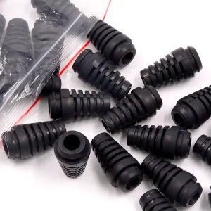 Customized T-shaped Solid Non-Slip NBR Rubber Plug Dust-proof Sealing Thread Plug with Cutting Processing Service