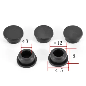 Customized Various Size Silicone Hole Stopper Rubber Pipe Plug Rubber Cap for Dust Proof with Food Grade