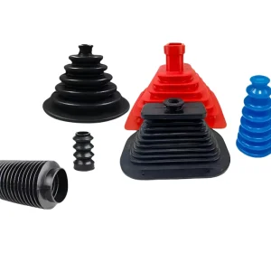 Customized Waterproof NBR EPDM FKM Corrugated Pipe Dust Cover Nitrile Silicone Rubber with Cutting Processing Service