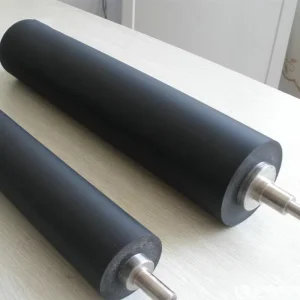 Customized Wear resistant High Quality EPDM Rubber Roller Electrolytic Copper Foil Production Line Rubber Roller