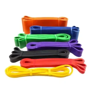 Customized logo From 20pcs Fitness Workout Equipment Training Elastic Rubber Band for Gym Yoga Exercise Fitness Resistance Bands