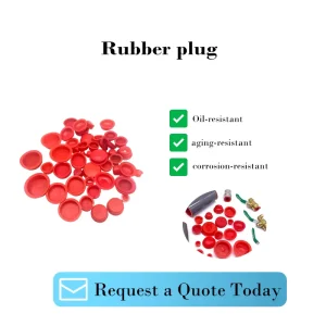 Cylinder Rubber Plug Valve Steel Pipe Plug Dust proof Plug Rubber Soft Inner Plug