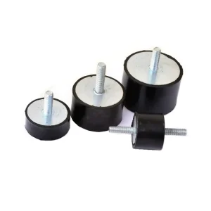 Cylindrical Rubber Buffer and Shock Isolator for Air Conditioners