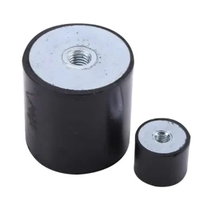 Cylindrical Rubber Shock Absorber Cushion Pads for Industrial Machinery