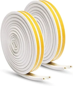 D P E Self adhesive Door and Window Sealing Strip Glass Window Anti collision Rubber Strip Foam Sound Insulation