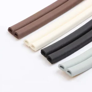 D-Shape 9*6mm Self-Adhesive Waterproof EPDM Foam Rubber Gasket Seal Strip for Doors and Windows