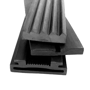 D Shape Black EPDM Foam Rubber Strip Door Seal Custom Cutting for Road Bridge Building Yichang YCA