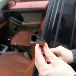 D Type EPDM Rubber Weatherstrip Waterproof Soundproof Car Door Seal Strip