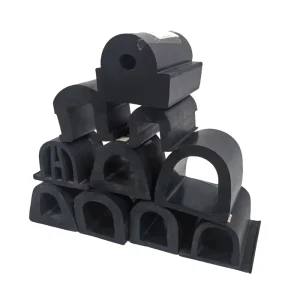 D Type Rubber Fender Natural EPDM Marine Anti Collision Strip D50 D200 Custom Length Hardness Color For Boat Dock Pier