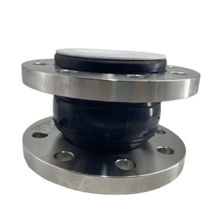 DN125 EPDM Rubber Expansion Joint PN16 Forged Carbon Steel Flanged Flexible Pipe Connector Bellows