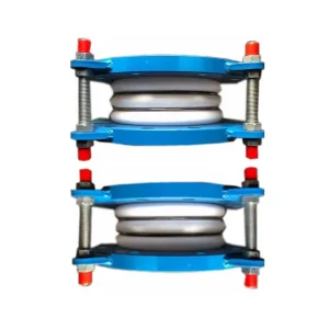 DN800 Carbon Steel or Stainless Steel Flange PTFE Rubber Flexible Expansion Bellow Joint for Corrosive Pipeline