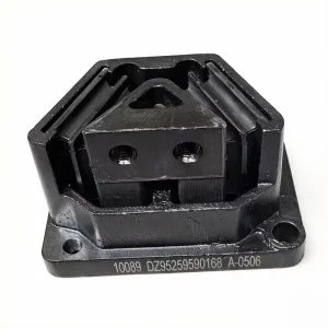 DZ95259590167 DZ95259590168 New High Quality Truck Engine Rear Bracket Rubber High Strength Metal Pad SHACMAN F3000 X3000 L3000
