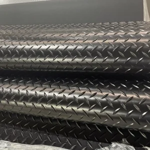 Diamond Pattern Rubber Sheet and Mat Anti Slip Rubber Flooring for Garage Floors