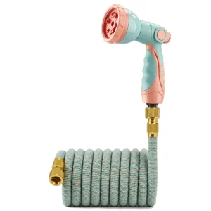 Dida GH 001 OEM Logo Package Youthful Vibrant Color Nozzle Expandable Garden Hose Set Durable Latex Core 3 4” 1 2” Diameter 10
