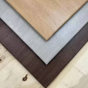 Direct Manufacturer Anti-Slip Wood Grain Rubber Tile Sports Floor for School, Office, or Gym, Recycled PVC