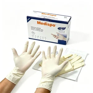 Disposable 12inch Rubber Sterile Latex Gloves Medical Use Examination Powdered and Powder Free Sterile Latex Surgical Gloves