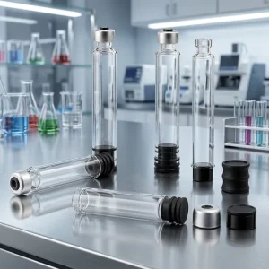 Disposable 3ml Glass Pen Cartridge Vial for Reusable Insulin Pen System Clean Sealed Tube for Medical Supply Pack