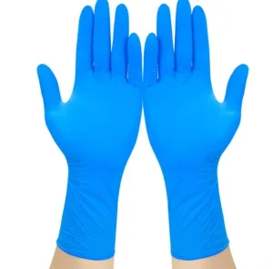 Disposable Blue Nitrile 12 Inch Extended Thick Rubber Household Medical Surgical Examination Gloves