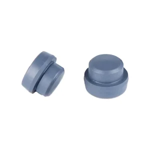 Disposable Butyl Rubber Stopper for Blood Collection Tubes 12 13 16mm Sizes CE ISO Certified Class I Medical Device Gray Cap OEM