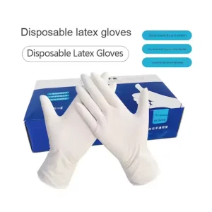 Disposable CE Blue Nitrile Medical Gloves Waterproof Custom White Examination Glove Powder Free